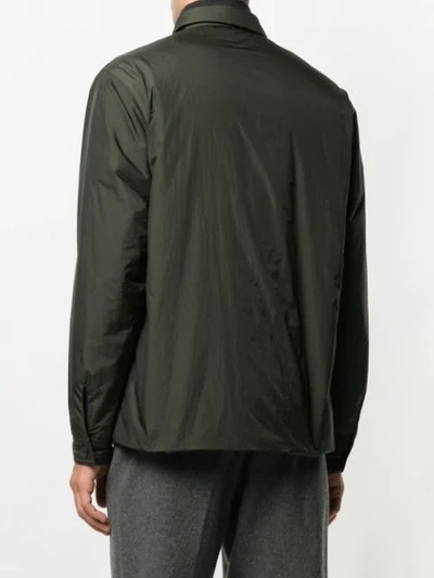 Shop Jil Sander Shirt Jacket In Green