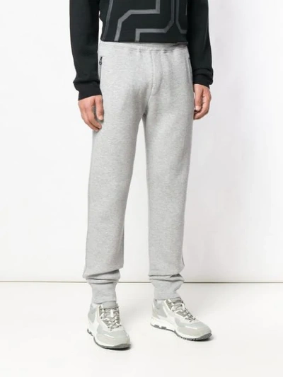 Shop Lanvin Basic Track Trousers In Grey