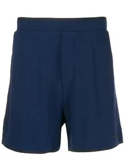 Shop Dsquared2 Logo Printed Shorts - Blue