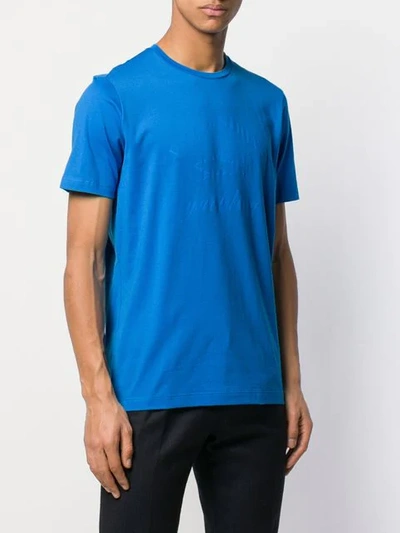 Paul & Shark Tonal Logo Print T-shirt In Blue