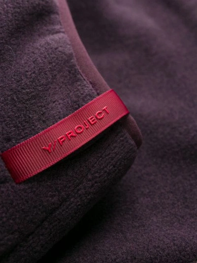 Shop Y/project Press Stud Sweater In Purple