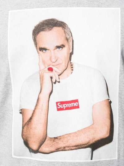 Shop Supreme Morrissey T-shirt In Grey