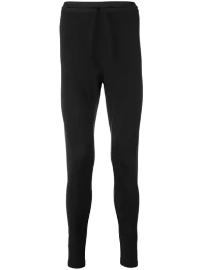 Shop Y-3 Drop-crotch Leggings In Black