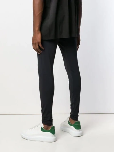 Shop Y-3 Drop-crotch Leggings In Black