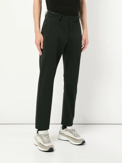 Shop Attachment Cropped Tailored Trousers In Black