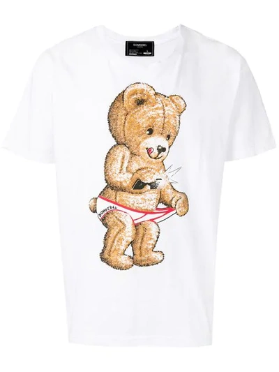 Shop Domrebel Teddy Bear T-shirt In White