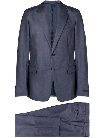 Shop Prada Two Piece Suit In Blue