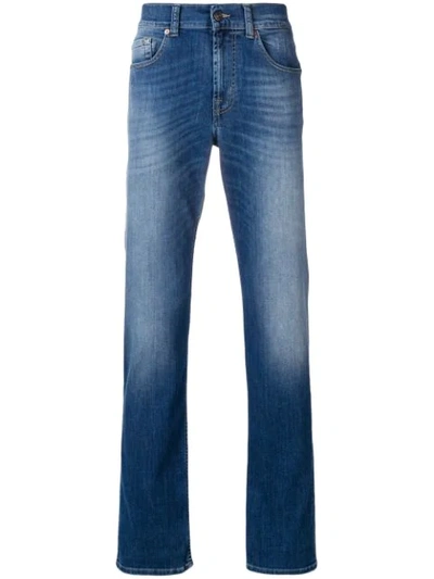 Shop 7 For All Mankind Classic Slim In Blue