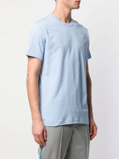 Shop Comme Des Garçons Shirt Logo Print T In Blue