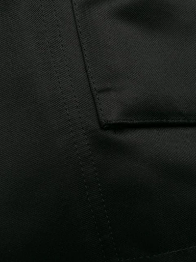 Shop Alexander Mcqueen Utility Parka Coat In Black