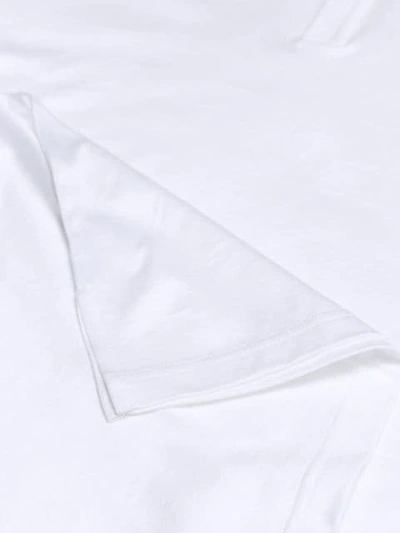Shop Alexander Mcqueen Skull Patch Polo Shirt - White