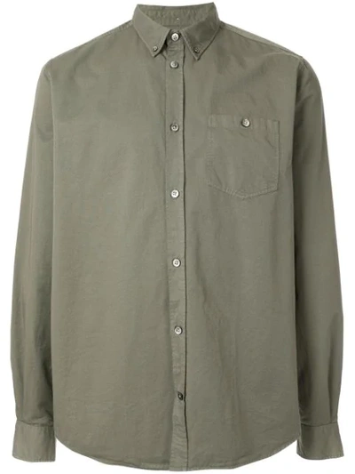 Shop Norse Projects Klassisches Hemd - Grün In Green