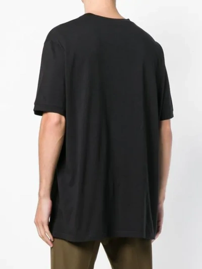 Shop Vivienne Westwood Oversized Logo T-shirt - Black