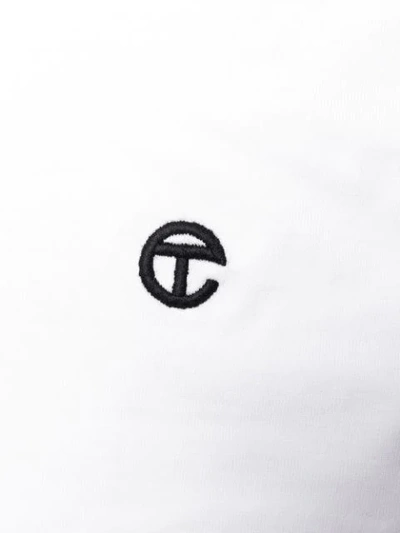 Shop Telfar Sweatshirt Mit Aufgesticktem Logo In White