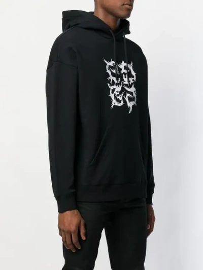 Shop Givenchy 4g Hoodie In Black