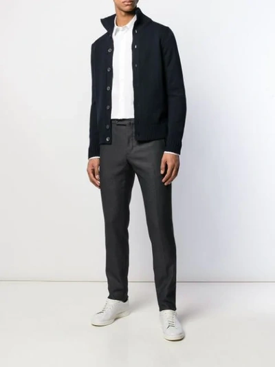 Shop Incotex Smart Suit Trousers In Black