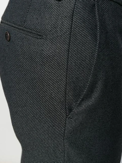 Shop Incotex Smart Suit Trousers In Black