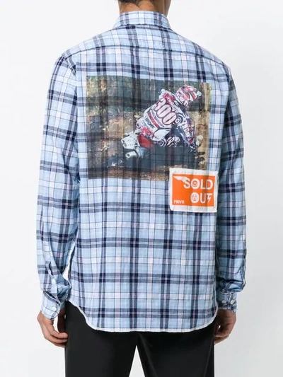 Shop Sold Out Frvr Printed Plaid Shirt In Blue