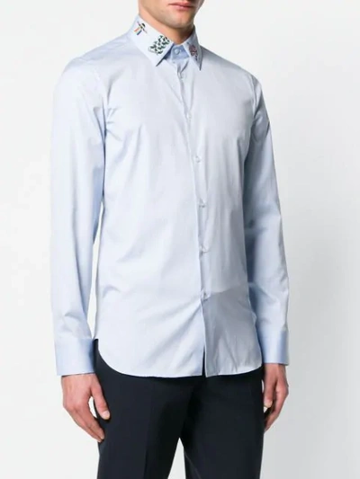 Shop Gucci Perfectly Fitted Shirt In Blue