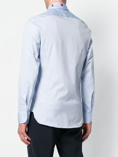 Shop Gucci Perfectly Fitted Shirt In Blue