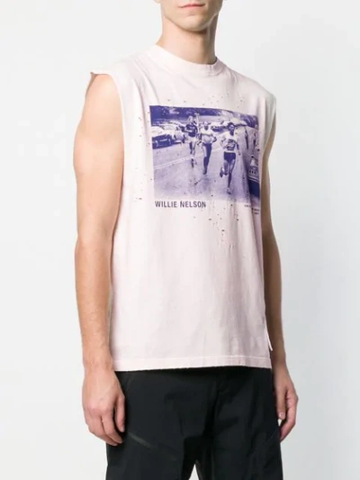 Shop Satisfy Photographic Print T-shirt In Pink