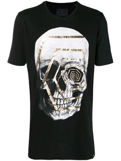 Shop Philipp Plein Skull Print T-shirt In Black