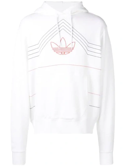 Adidas Originals P.e. Rivalry Hoodie In White | ModeSens