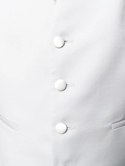 Z ZEGNA BUTTONED WAISTCOAT - 灰色