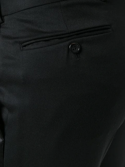 Shop Alexander Mcqueen Tuxedo Trousers In Black