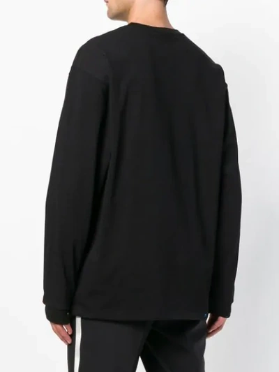 Shop Gcds Logo Printed Sweatshirt - Black