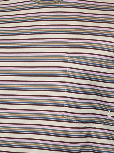 Shop Lanvin Striped T In Multicolour