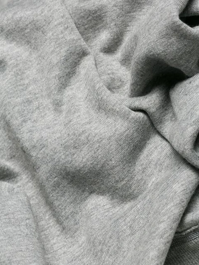 Shop Valentino Rockstud Hoodie In Grey