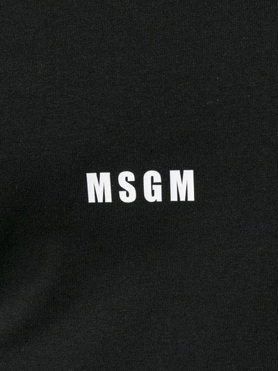 Shop Msgm Micro Logo T-shirt In Black