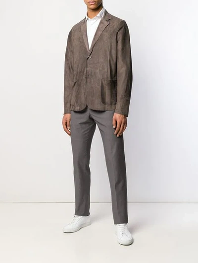 Incotex Regular Fit Trousers In Grey