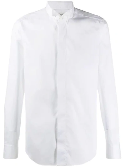 Shop Alessandro Gherardi Concealed Front Shirt In White