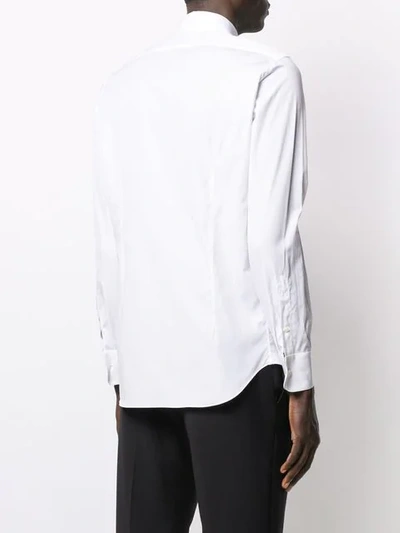 Shop Alessandro Gherardi Concealed Front Shirt In White
