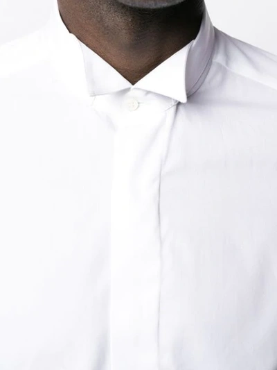 Shop Alessandro Gherardi Concealed Front Shirt In White