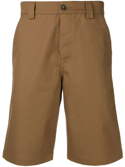 Shop Kenzo Brown Chino Shorts