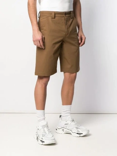 Shop Kenzo Brown Chino Shorts