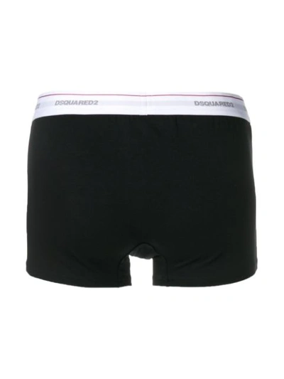 Shop Dsquared2 Logo Boxers 3 Pack In Black