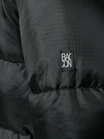 Shop Bacon Big Boo Quilted Jacket In Black