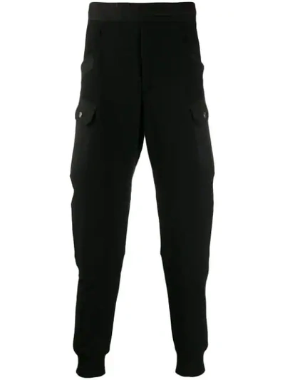 Shop Alexander Mcqueen Relaxed Jogging Trousers In Black