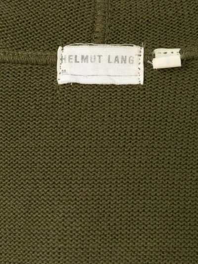 Pre-owned Helmut Lang Vintage 古着连身针织背心 - 绿色 In Green