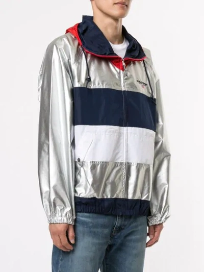 Shop Ralph Lauren P-wing Windbreaker Jacket In Multicolour