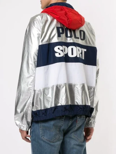 Shop Ralph Lauren P-wing Windbreaker Jacket In Multicolour
