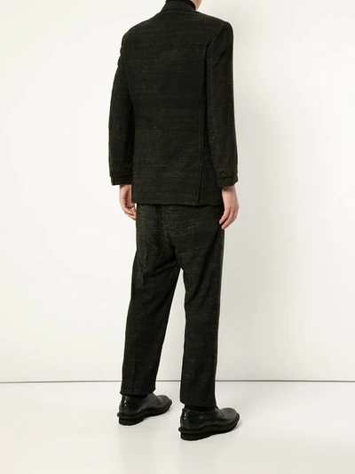 Pre-owned Yohji Yamamoto Vintage Stitching Details Suit In Grey