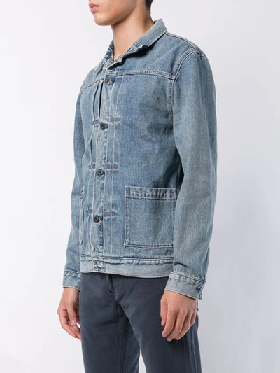 Shop Levi's Type Ii Trucker Jacket In Blue