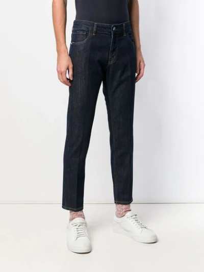 ENTRE AMIS CROPPED JEANS - 蓝色
