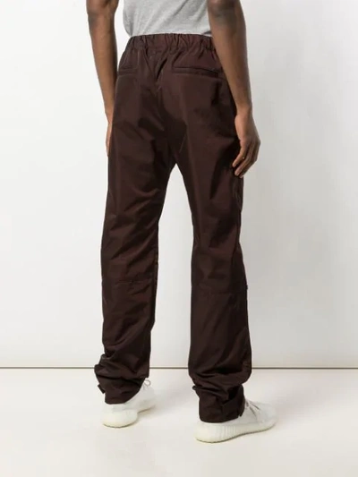 Shop Fear Of God Regular-fit Track Trousers In Purple