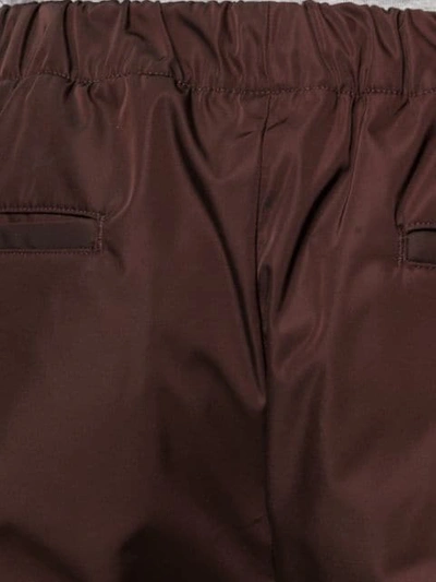 Shop Fear Of God Regular-fit Track Trousers In Purple